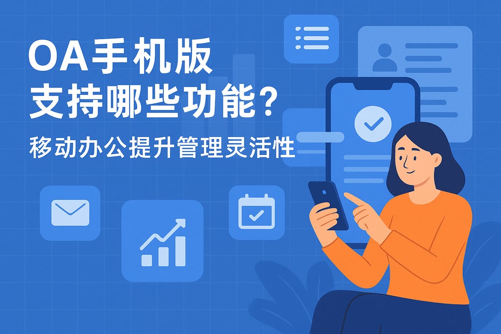 OA手机版支持哪些功能？移动办公提升管理灵活性"